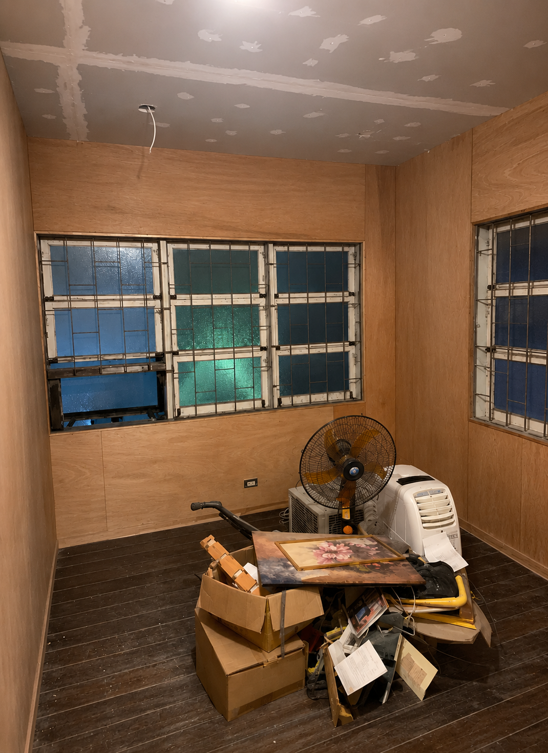 Before — messy panel